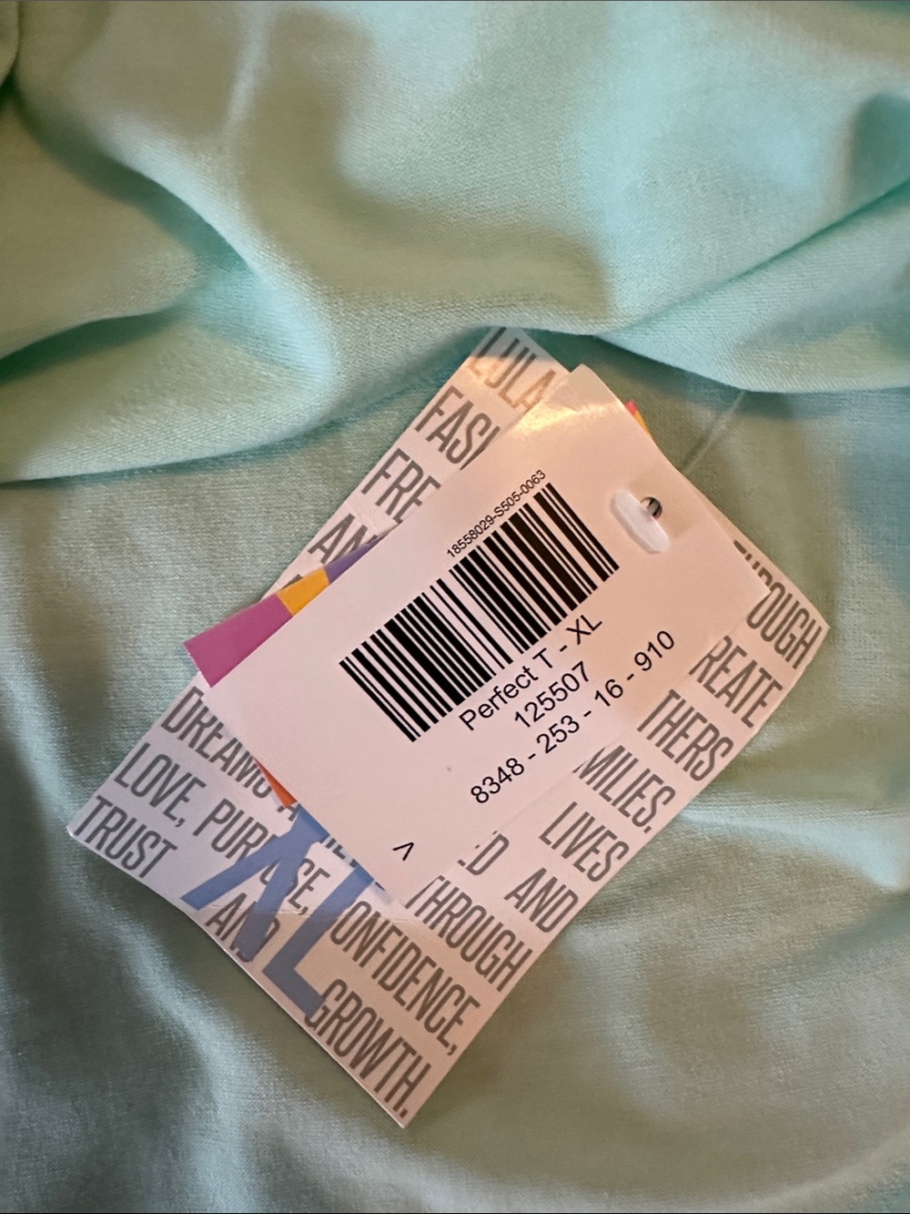 LuLaRoe Short Sleeve Tee in Light Aqua